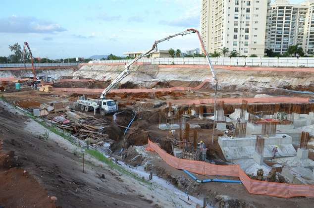 Início das obras | Riserva Golf Vista Mare Residenziale – Apartamento	na  Barra da Tijuca - Rio de Janeiro - Rio de Janeiro